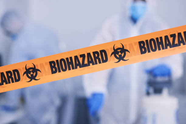 Professional Biohazard Cleanup technician working in Holden, MO